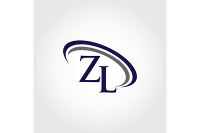 Monogram ZL Logo Design