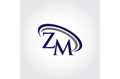 Monogram ZM Logo Design