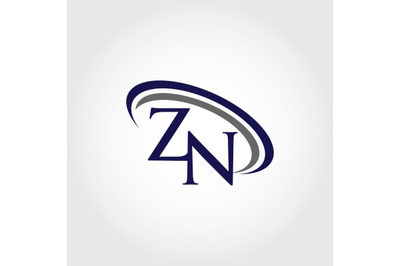 Monogram ZN Logo Design