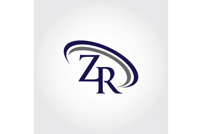 Monogram ZR Logo Design