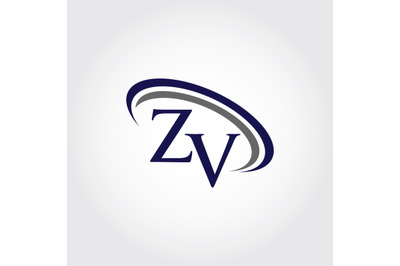 Monogram ZV Logo Design