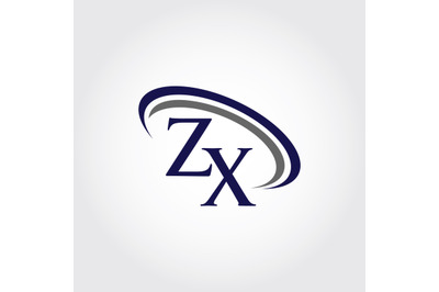 Monogram ZX Logo Design