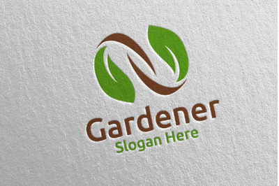 Infinity Botanical Gardener Logo Design 39