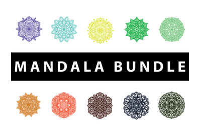 Mandala Pack 10 Item Colorful Design
