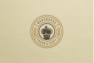 Bakery Shop Logo Design Template