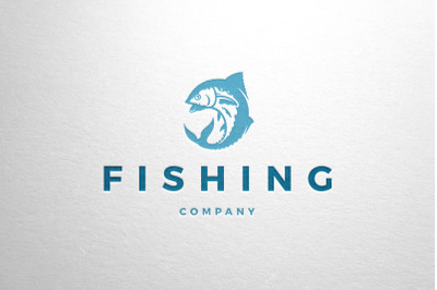 Fish Restaurant Logo Design Template