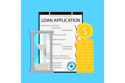 Time to pay loan concept