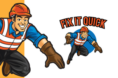 Fix it Quick Logo Template