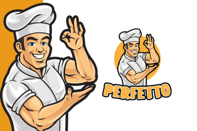 Healthy Chef Logo Template