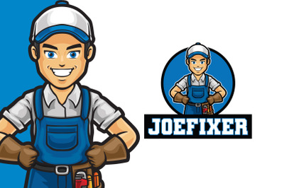 Joe Fixer Logo Template