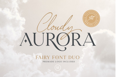Cloudy Aurora - Font Duo (+LOGOS)