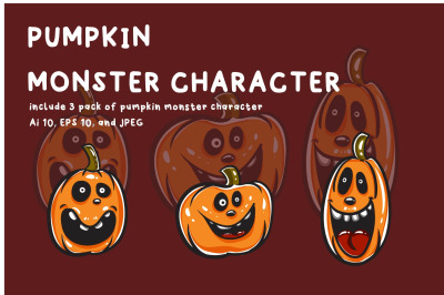 Pumpkin Monster Character Pack