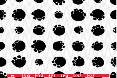 SVG &nbsp;Elephants, Seamless pattern digital clipart