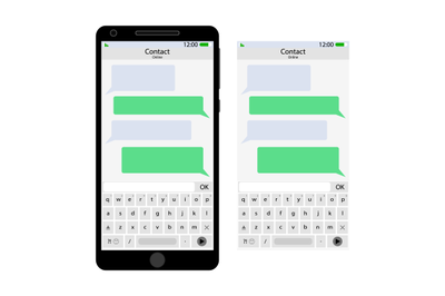 Messenger interface for smartphone