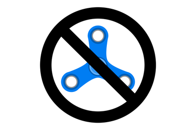 No spinner icon