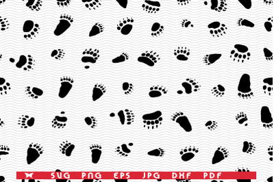 SVG &amp;nbsp;Bears&2C; Seamless pattern digital clipart