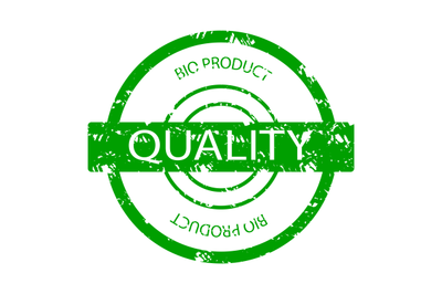 Quality bio product rubber stamp