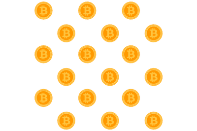 Bitcoin seamless pattern