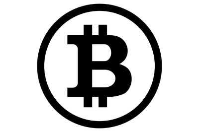 Bitcoin symbol vector