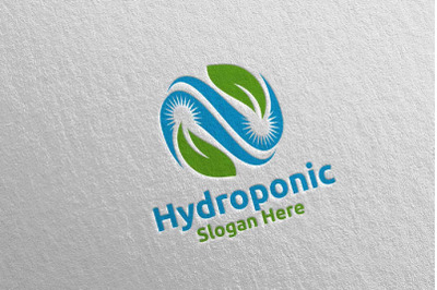 Infinity Hydroponic Botanical Gardener Logo Design 60