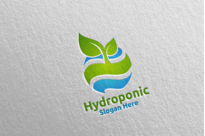 Global Hydroponic Botanical Gardener Logo Design 61