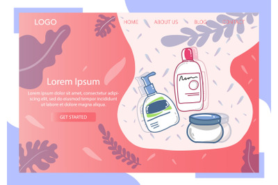 Landing Page Fashion Face-care