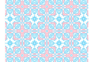 Pattern Abstract Blue Pink Color