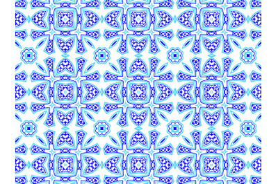 Pattern Abstract Blue Color Design