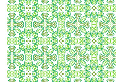 Pattern Abstract Green Color Design