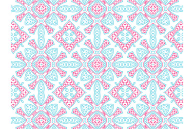 Pattern Abstract Blue Pink Color Design