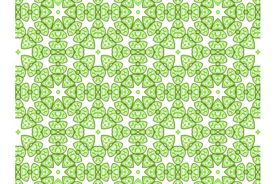 Pattern Abstract Green Color Design