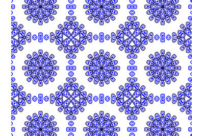 Pattern Abstract Navy Blue Color Design