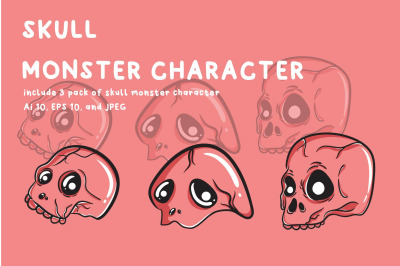 Skull Monster Character Pack