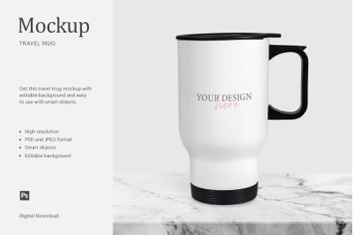 Travel Mug Mockup Bundle, Sublimation Mug Mockup, Coffee Travel Mug