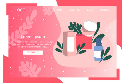 Landing Page Fashion Makeup Kit