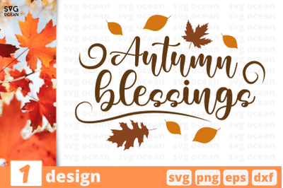 1 AUTUMN BLESSING, autumn quotes cricut svg