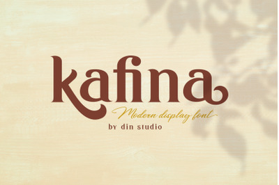 Kafina Modern Serif