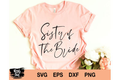 sister of the bride svg