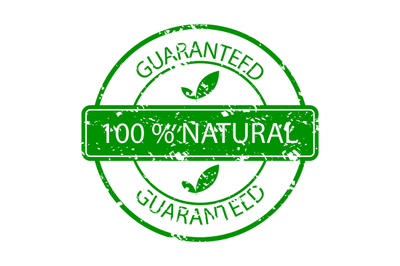 Guaranteed natural stamp rubber green