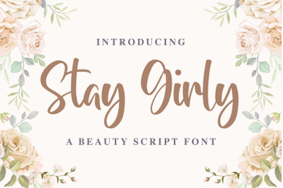Stay Girly a Beauty Script Font