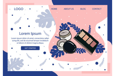 Landing Page Fashion Eye Makeup