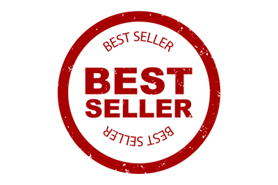 Best seller simple stamp round vector