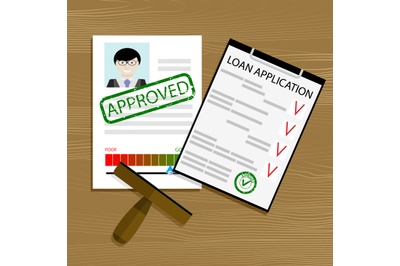 Approved loan application