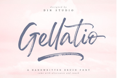 Gellatio Chic Brush Font