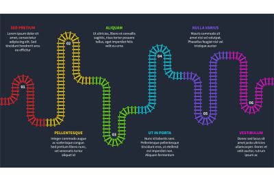 Railroad tracks. Railway timeline, tracking subway stations map top vi