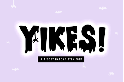 Yikes - A Dripping Halloween Font