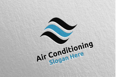 Air Conditioning and Heating Services Logo 4