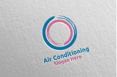 Air Conditioning and Heating Services Logo 8