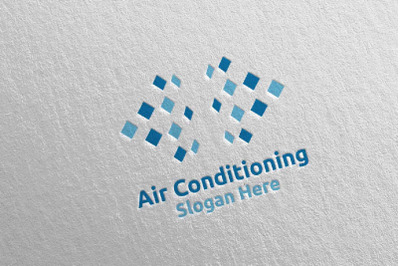 Air Conditioning and Heating Services Logo 9