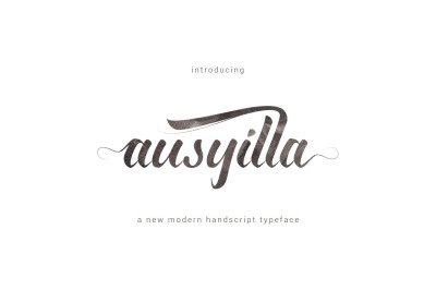 Ausyilla Typeface